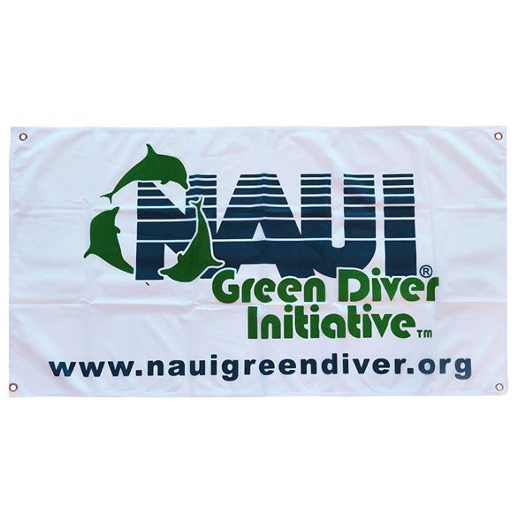 Picture of NAUI Green Diver Flag
