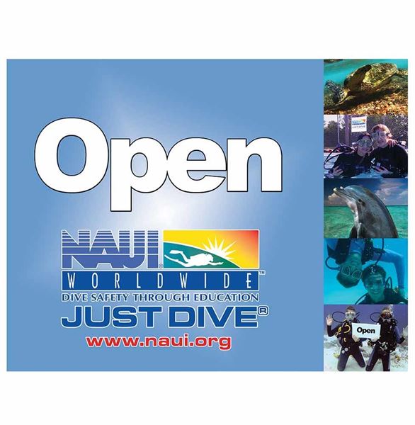 Picture of Affiliate Sign, NAUI Open/Closed