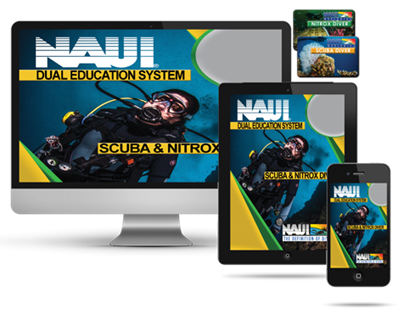 NAUI Digital Plus Education System: Dual Course Scuba & Nitrox Diver