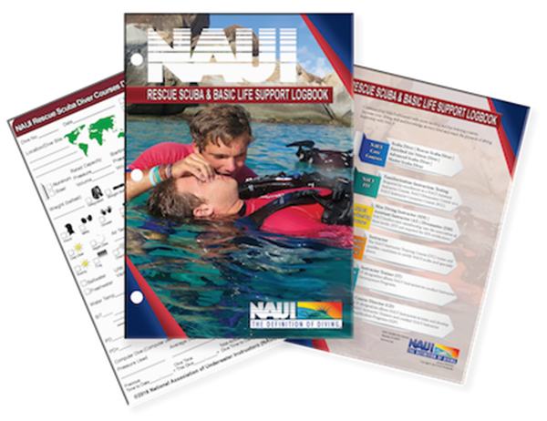 Rescue Scuba Diver and BLS Logbook