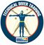 Technical Diving Center Door Decal (15 inch) 
