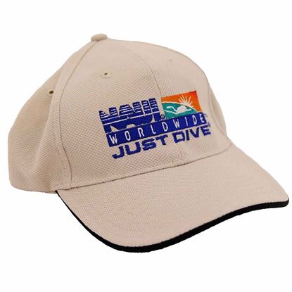 NAUI Logo Stone w/Black trim CAP 