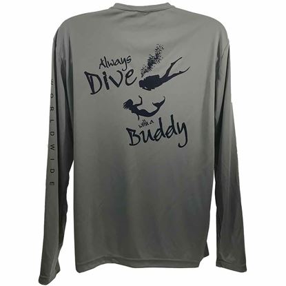 Picture of NAUI FISHING SHIRT-ALWAYS DIVE WITH A BUDDY