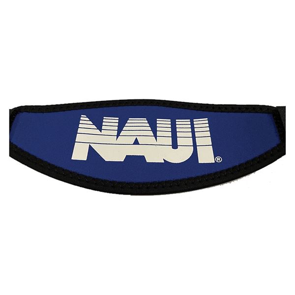 Picture of NAUI Logo Mask Strap- BLUE