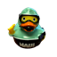 Picture of NAUI Teal Scuba Diver Duck